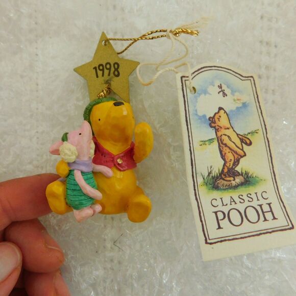 Winnie The Pooh Collection Hallmark Keepsake Ornaments Lot Of 6 1998 NEW! Unused - Picture 3 of 15